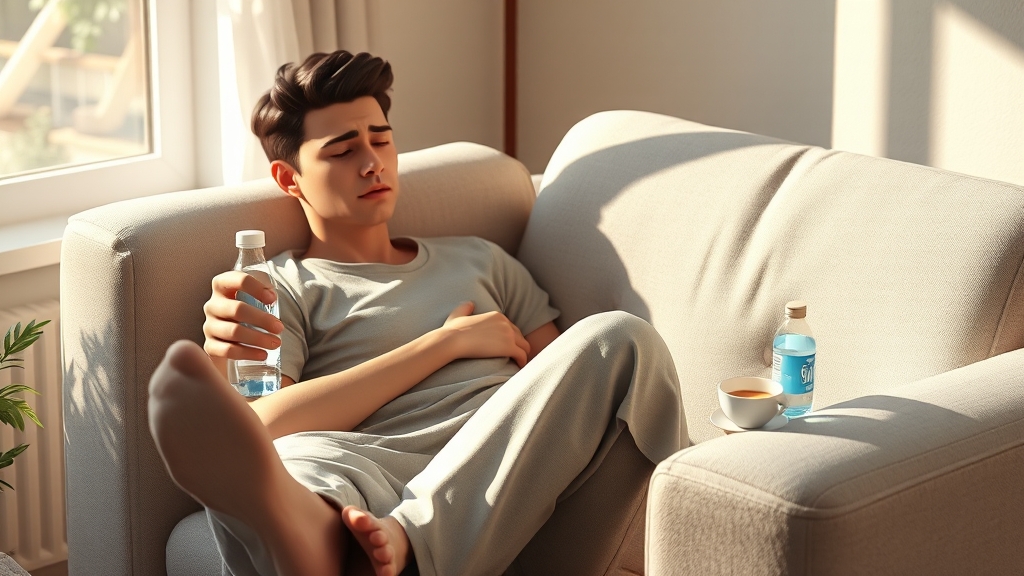 급체 시 피해야 할 행동 (realistic 스타일)