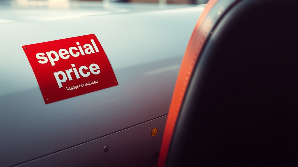 초특가 항공권 예매 시 주의사항 (realistic 스타일)