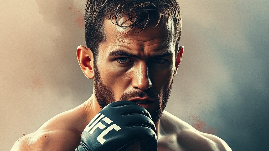 UFC 321, 무슨 일이? (watercolor 스타일)