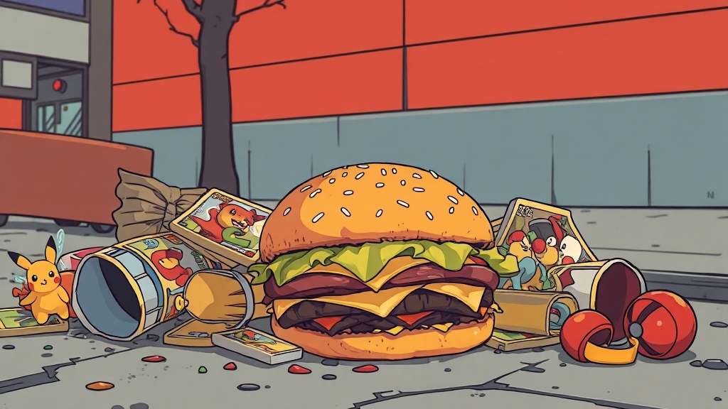 해외 해피밀 트렌드 (illustration 스타일)