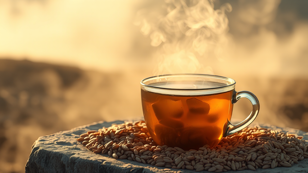 돼지감자차 섭취 방법: 맛있게 즐기기 (realistic 스타일)