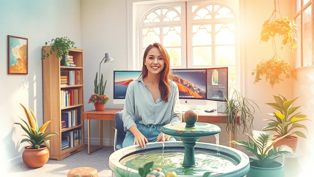 워라밸 장려금이란? (watercolor 스타일)