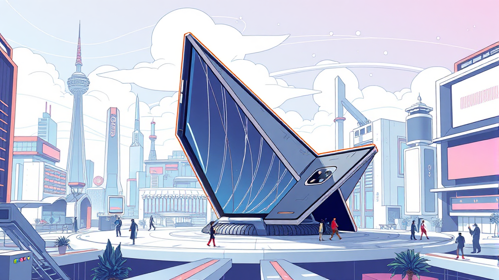 결론: 갤럭시 트라이폴드, 미래를 열다 (illustration 스타일)