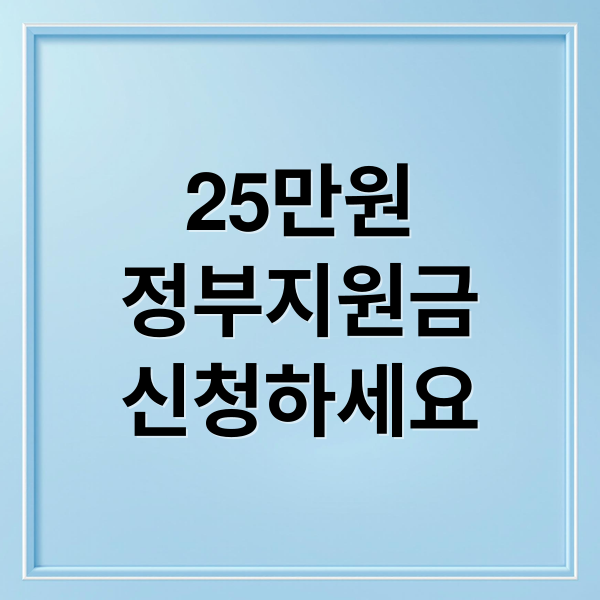 25만원
정부지원금
신청하세요 (정부지원금 25만원 지급)