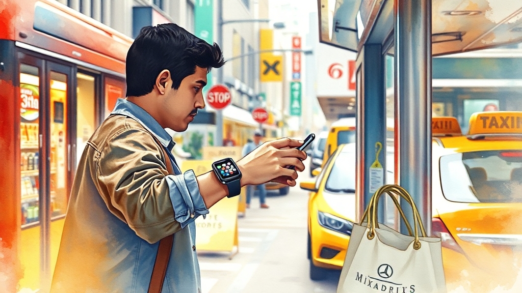 애플페이 티머니 사용법 (watercolor 스타일)