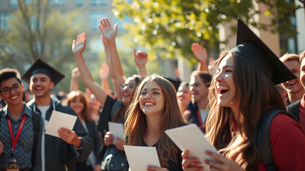 합격 발표, 왜 중요할까요? (realistic 스타일)