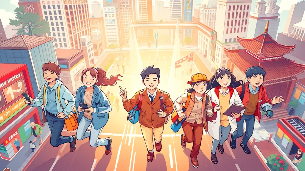 모집 직무 및 경험 분야 (cartoon 스타일)