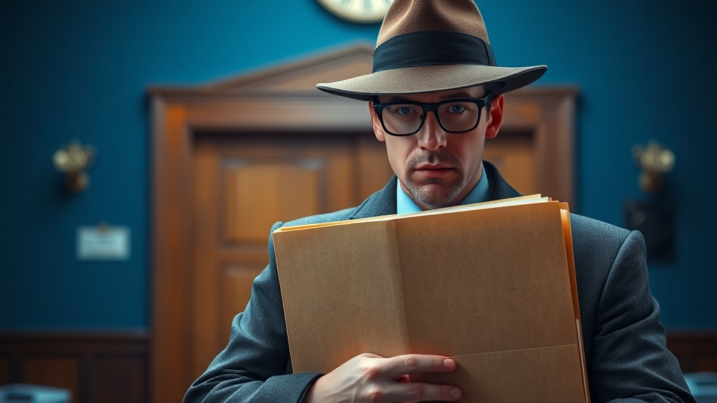 수사 및 기소, 어떻게 진행될까? (realistic 스타일)