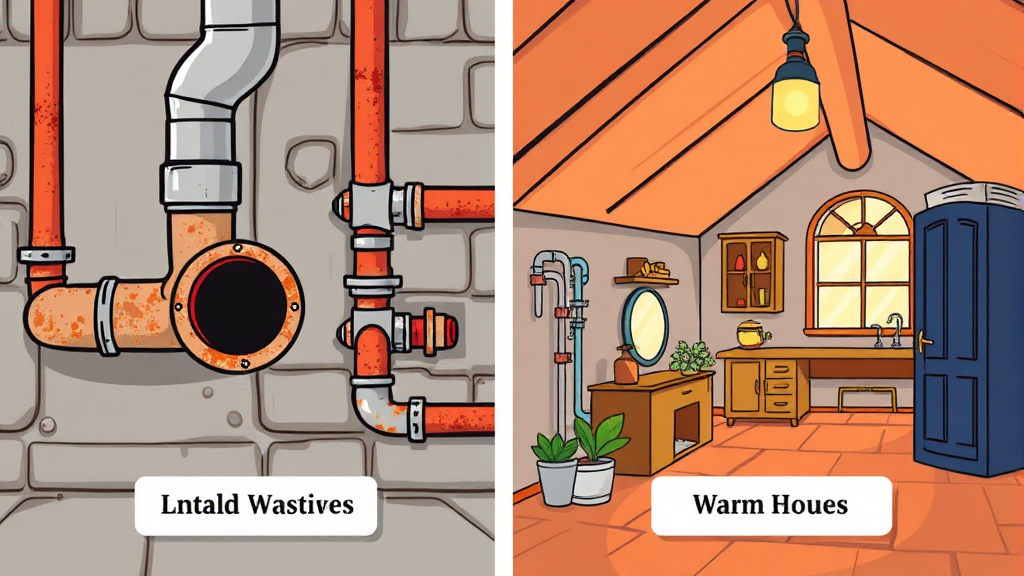 보일러 배관 청소, 필수일까? (cartoon 스타일)