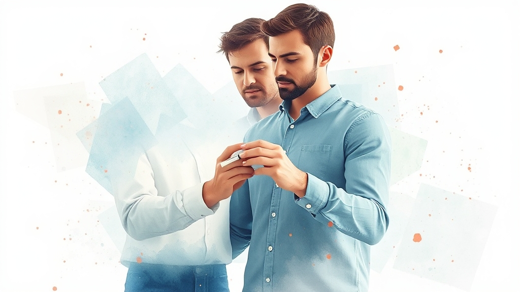 남성 HPV 백신, 왜 필요할까? (watercolor 스타일)