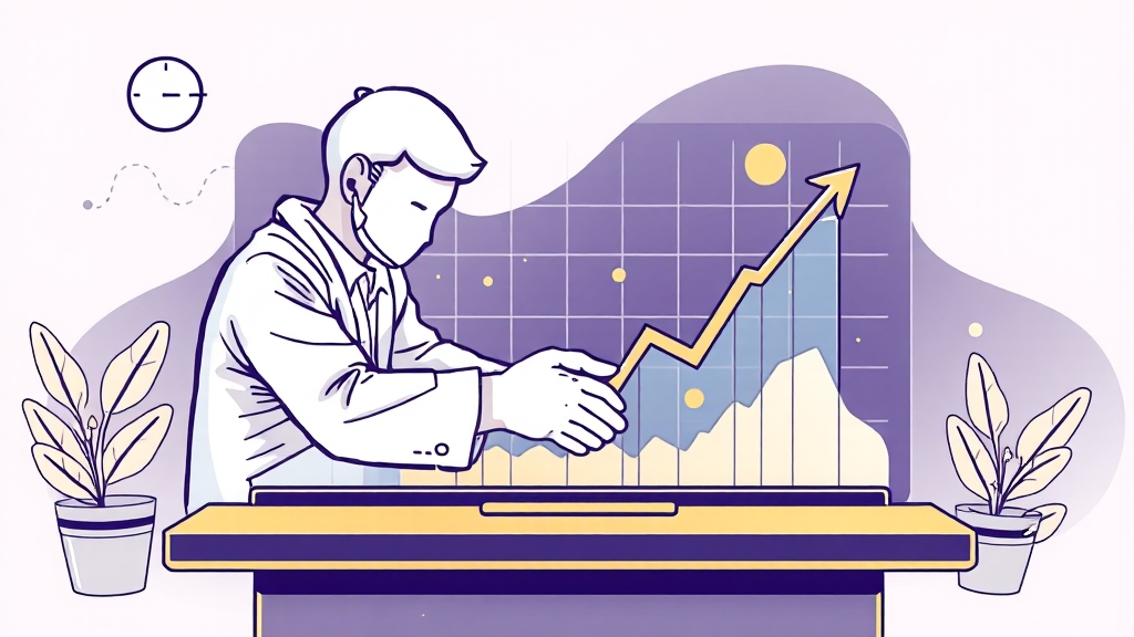 장외주식 거래 방법 (illustration 스타일)