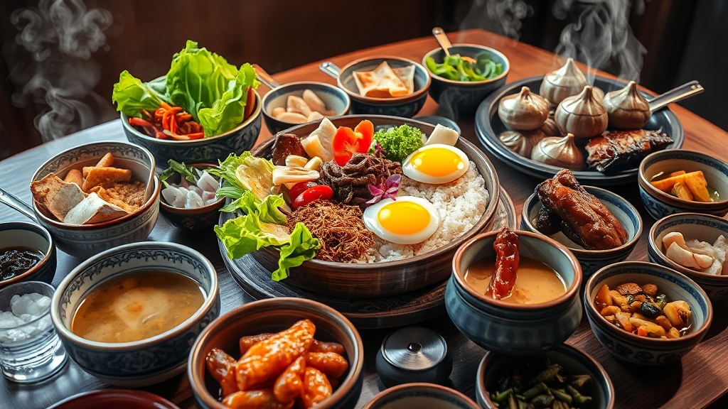 맛집 특징 및 순위 (realistic 스타일)