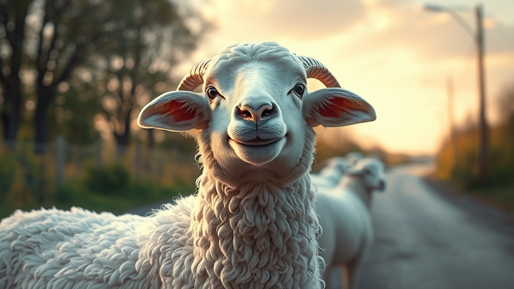 2026년 양띠, 기회와 위협 공존 (realistic 스타일)