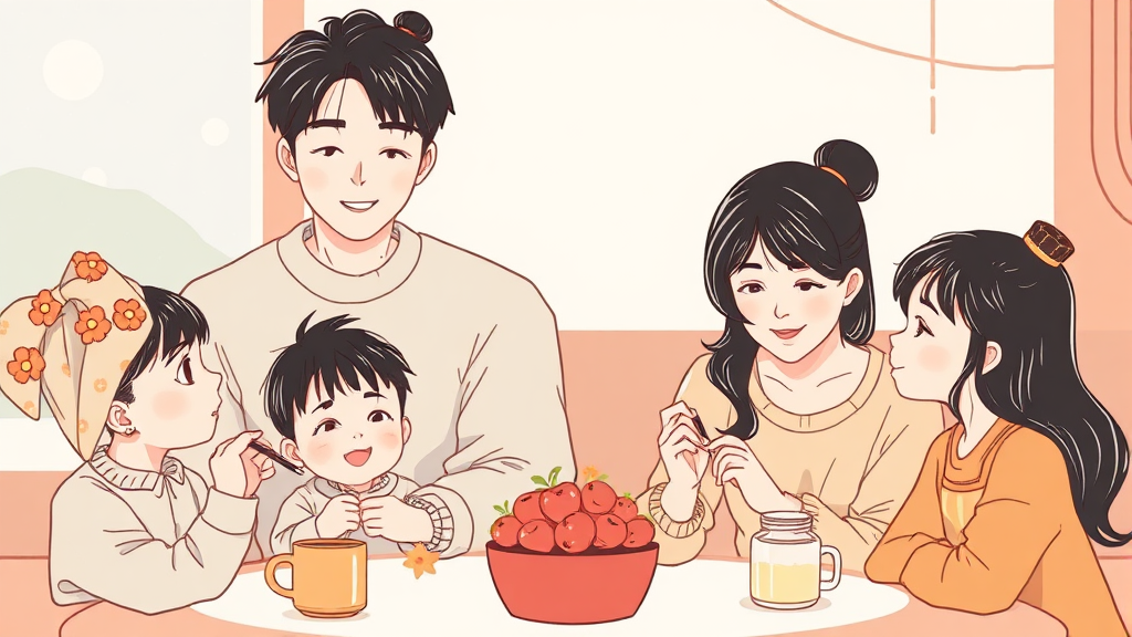 방송 정보 안내 (illustration 스타일)