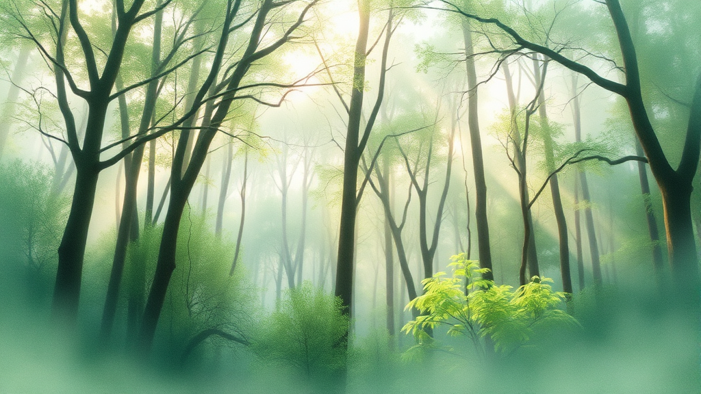 고로쇠 수액의 주요 효능 (watercolor 스타일)