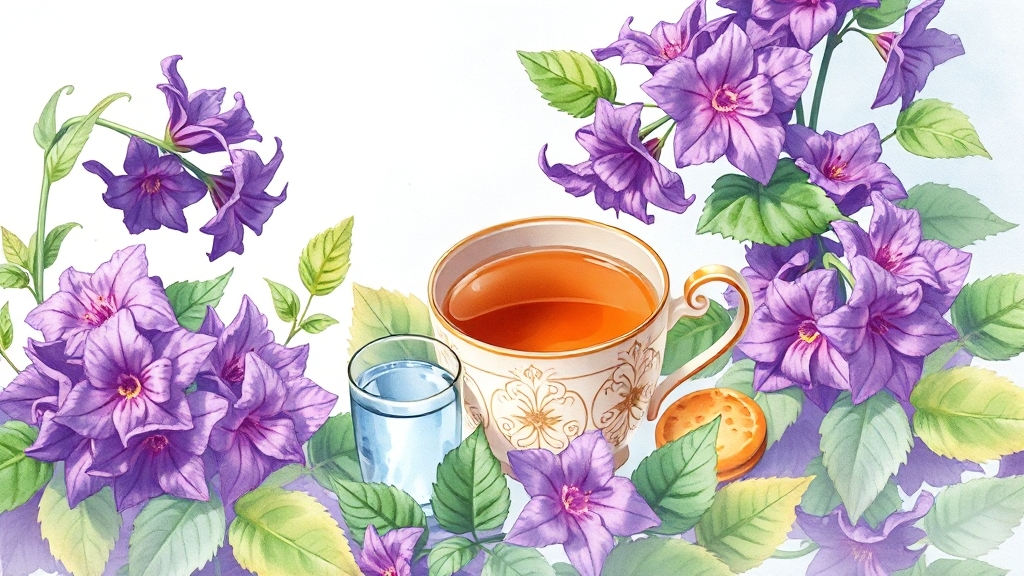칡꽃의 다양한 활용 (illustration 스타일)