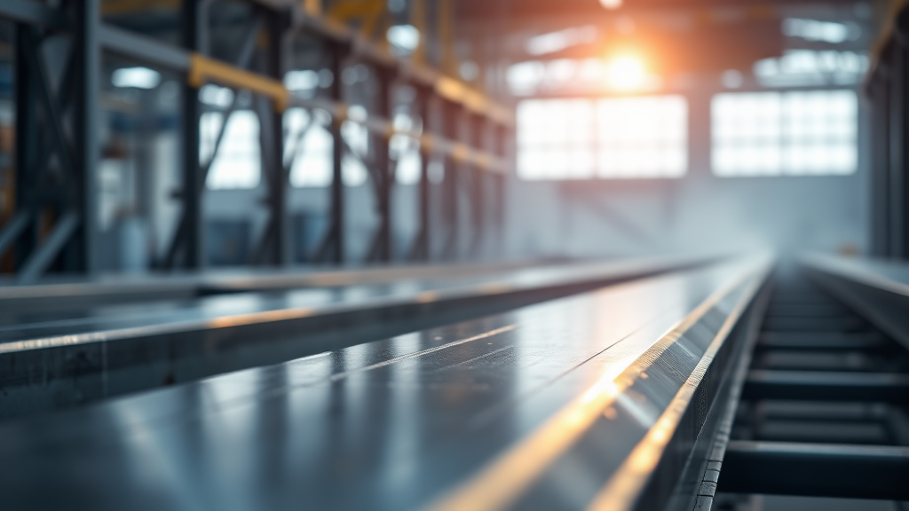 탄소저감강판 양산 성공: 현대제철의 새로운 성장 동력 (realistic 스타일)