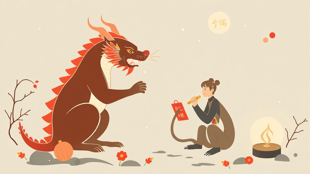 2026년 삼재띠는 누구일까요? (illustration 스타일)