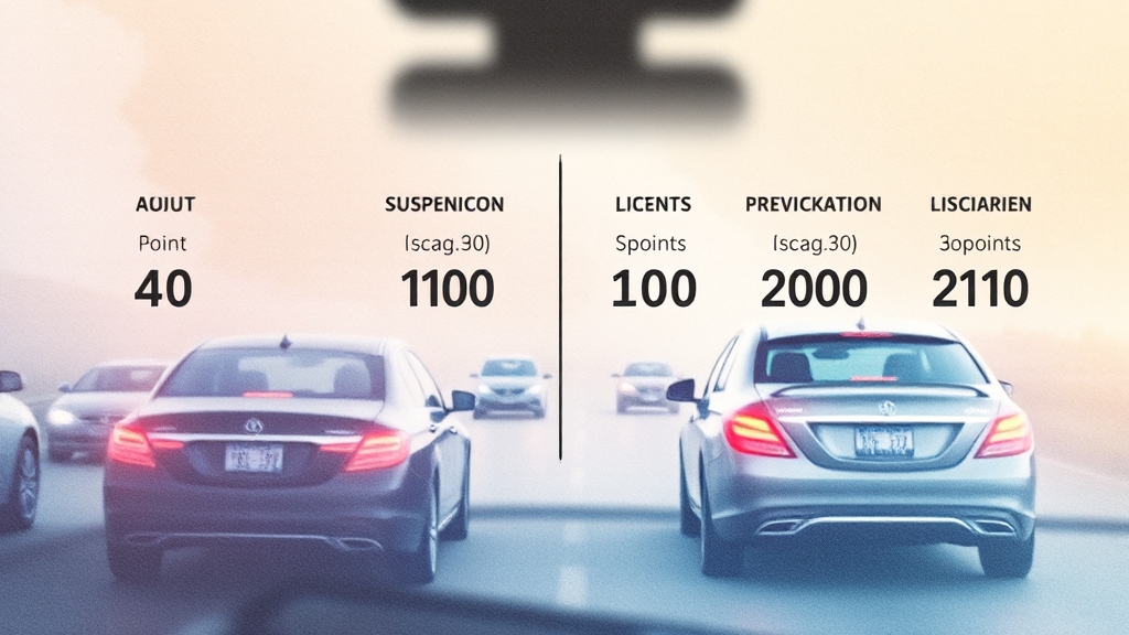 벌점 초과 시 받게 되는 처분 (watercolor 스타일)