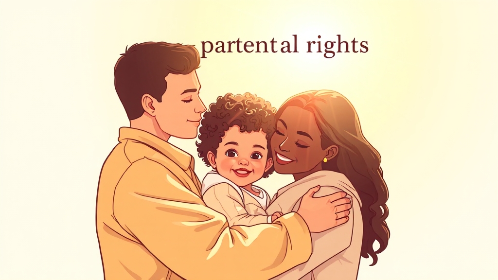 친권자의 권리와 의무는? (illustration 스타일)
