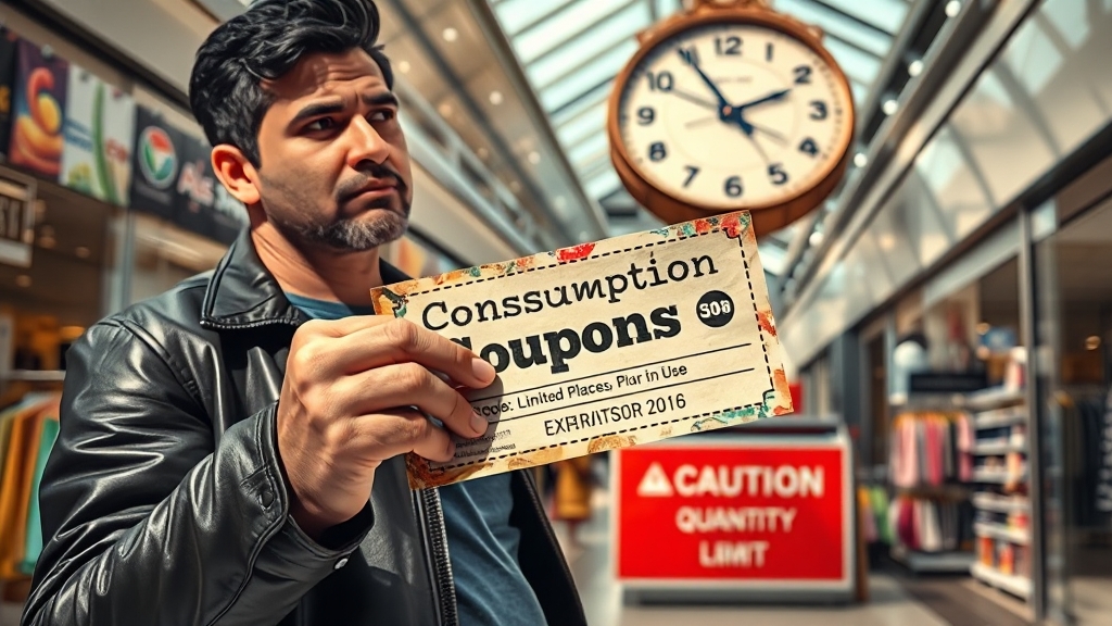 소비쿠폰 사용 시 꼭 알아두세요! (realistic 스타일)