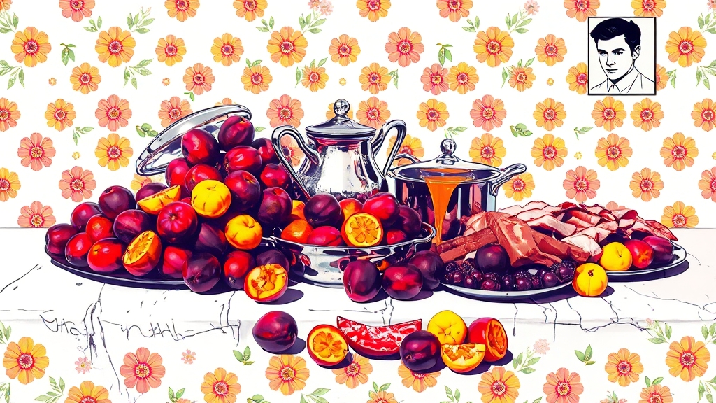 매실장아찌 기본 & 효능 (popart 스타일)