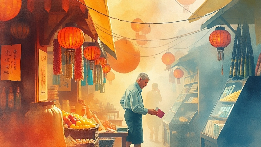 온누리상품권 사용 시 주의사항 (watercolor 스타일)