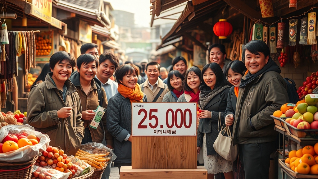 민생회복 소비쿠폰 활용법 (realistic 스타일)