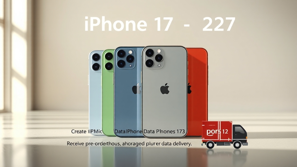 아이폰 17, 어디서 어떻게 살까? (realistic 스타일)
