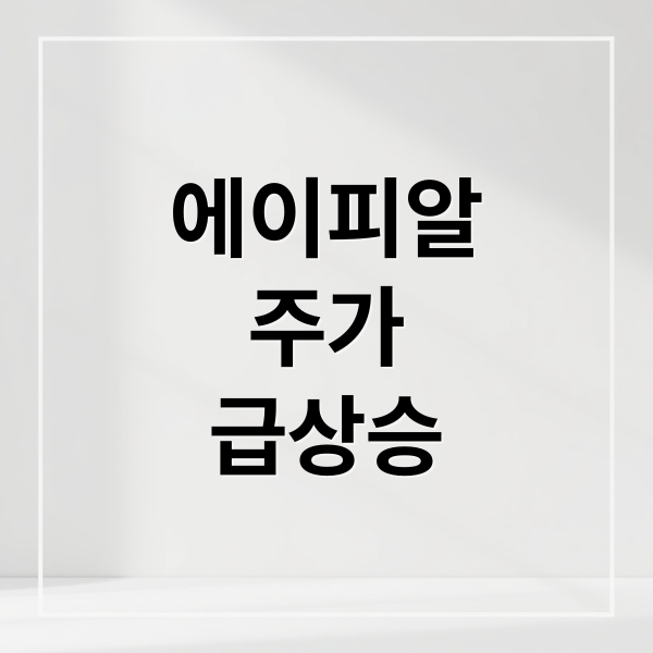 에이피알
주가
급상승 (에이피알 주가 전망)