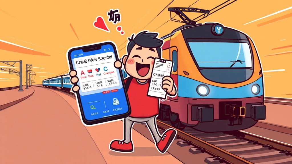 실전 예매 3단계 루틴 (cartoon 스타일)