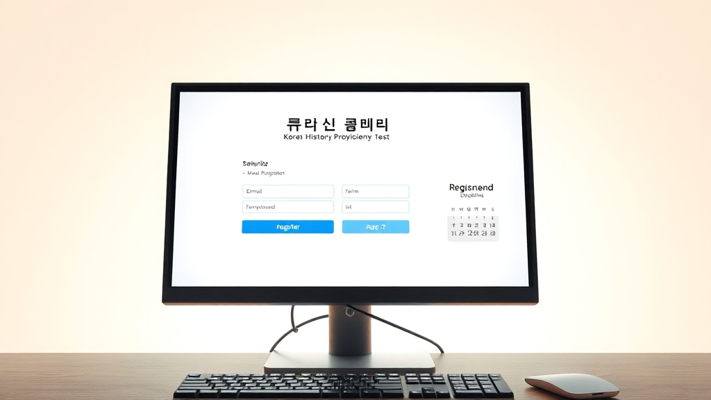 온라인 접수 방법 (realistic 스타일)