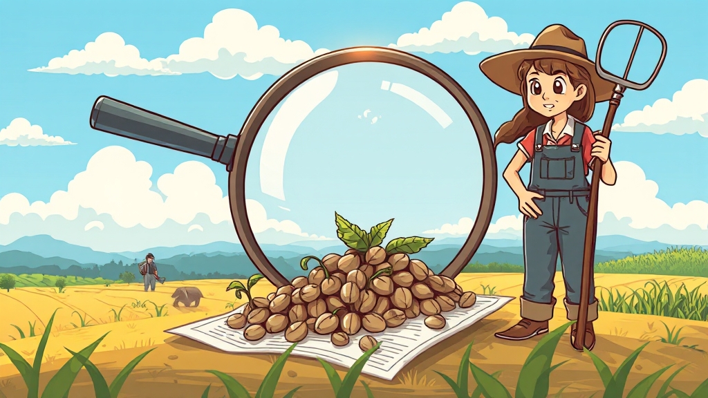 농지 관련 정책 자금 활용 (cartoon 스타일)