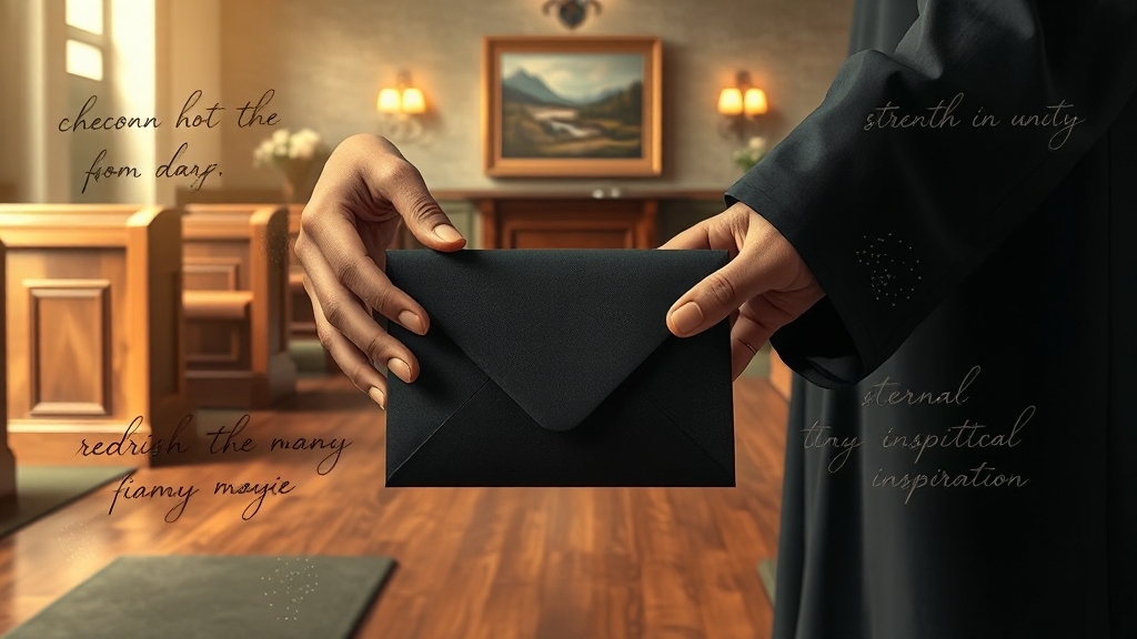 조의금 전달 및 위로 (illustration 스타일)