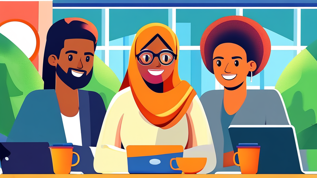 차상위계층 확인 및 조회 절차 (cartoon 스타일)