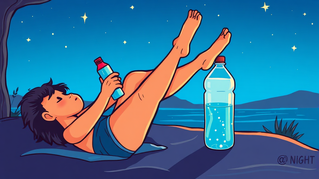 다리 쥐, 재발 방지 관리법 (cartoon 스타일)