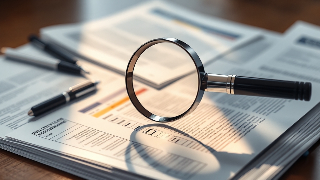 제출 서류 및 유의사항 (realistic 스타일)