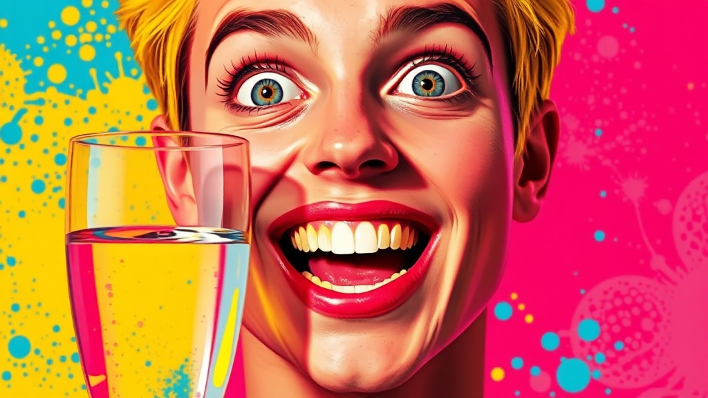 편도결석 재발, 이렇게 막아보세요! (popart 스타일)