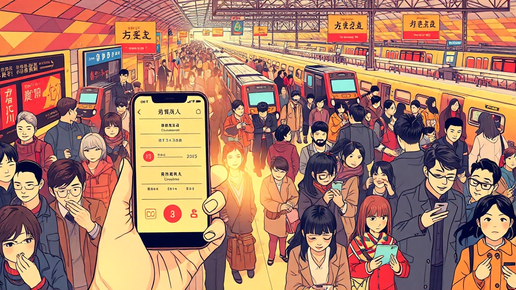 추석 기차표 예매 꿀팁 대방출 (illustration 스타일)