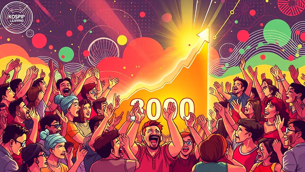 투자 심리, 어떻게 변했을까? (illustration 스타일)