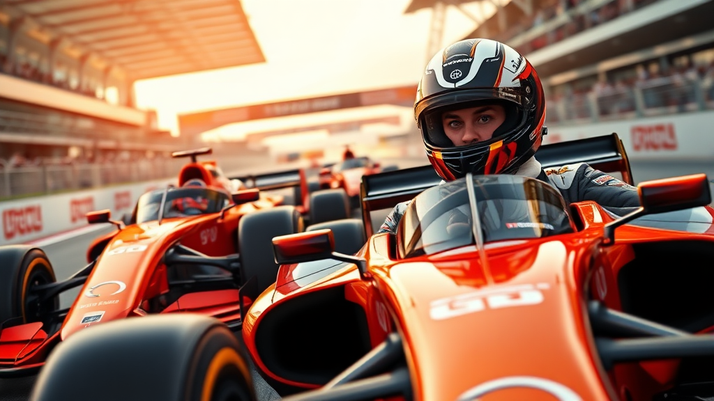 맥라렌의 우승 가능성: 기대와 분석 (realistic 스타일)