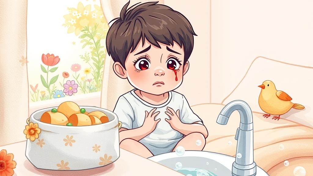 증상별 관리 및 대처법 (illustration 스타일)