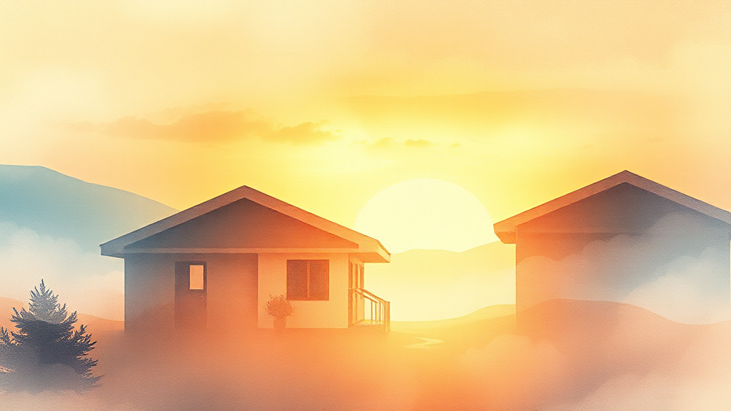 초기 보증료 인하! 얼마나 줄어드나? (watercolor 스타일)