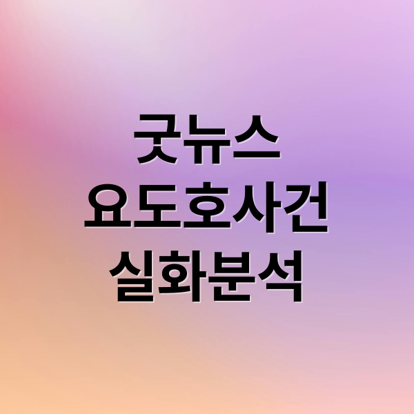 굿뉴스
요도호사건
실화분석 (굿뉴스 영화 실화)