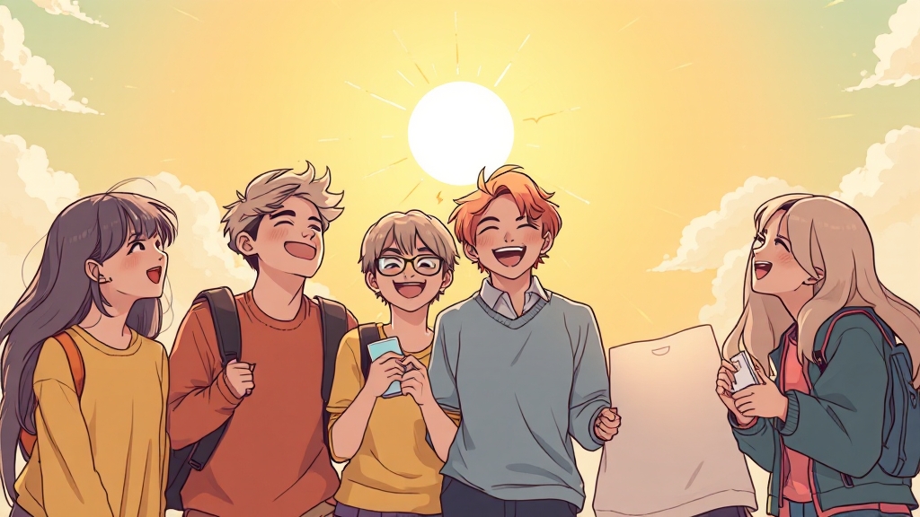 스트레이 키즈의 선한 영향력 (illustration 스타일)