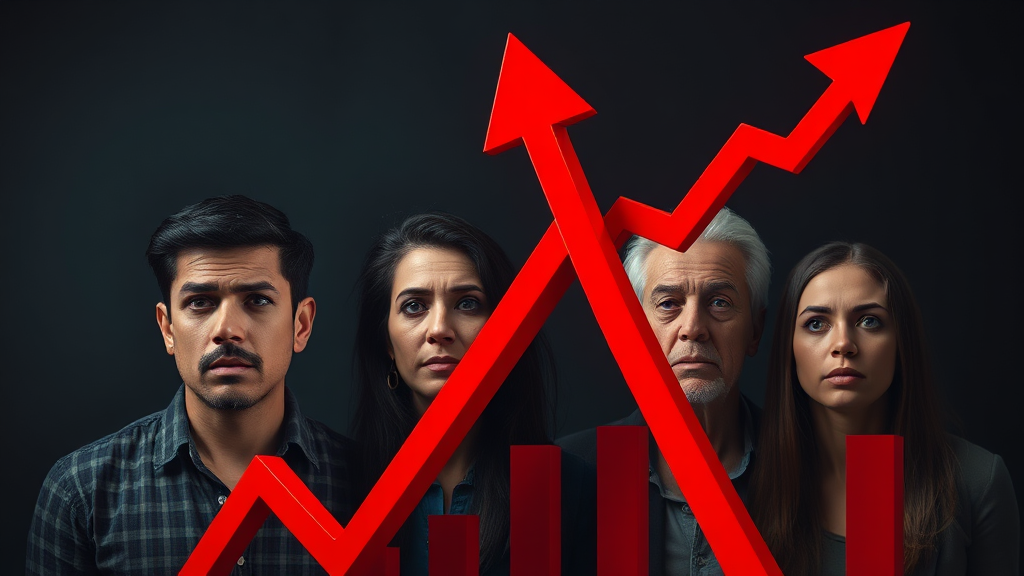 금리 인상, 왜? (realistic 스타일)