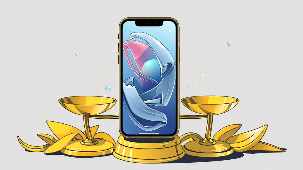 아이폰 중고 판매 최적 시점 및 판매처 (illustration 스타일)