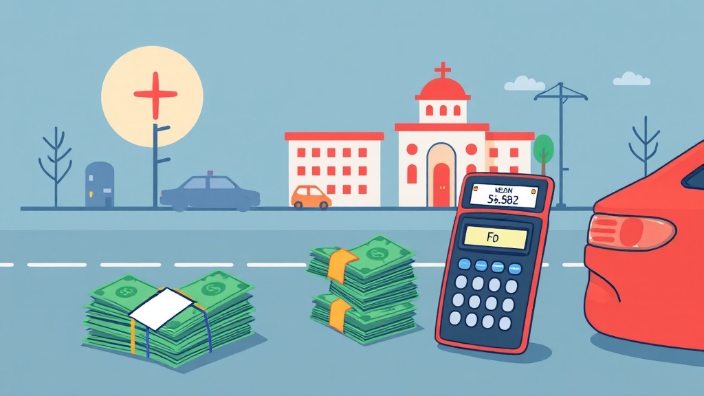 합의금 구성 항목 및 계산 (illustration 스타일)