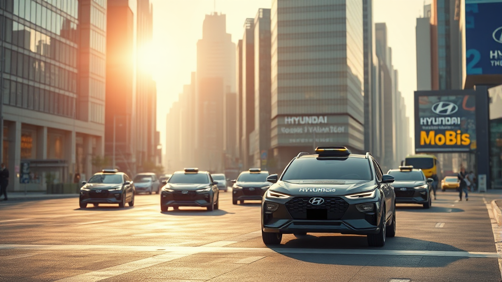 피지컬 AI 관련 기업 및 투자 동향 (realistic 스타일)