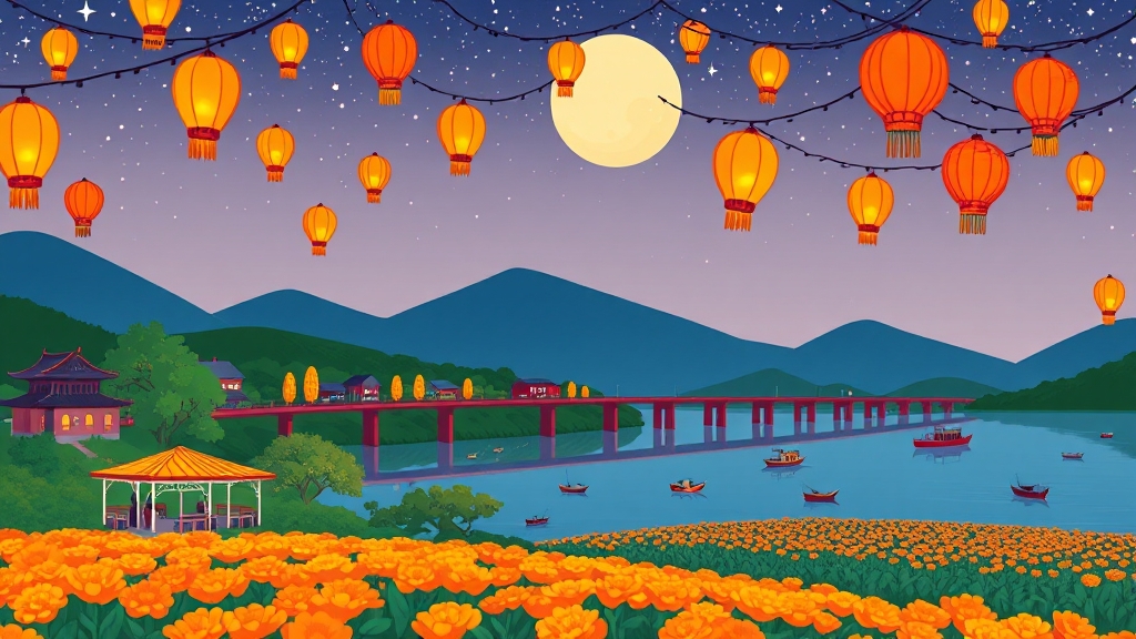 경상/제주 지역 축제 현황 (cartoon 스타일)